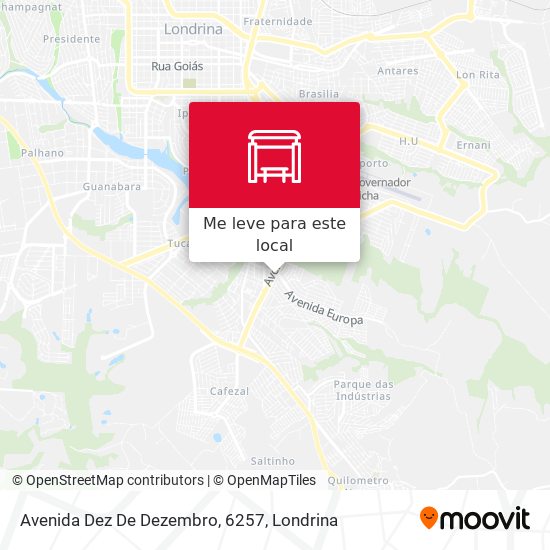 Avenida Dez De Dezembro, 6257 mapa
