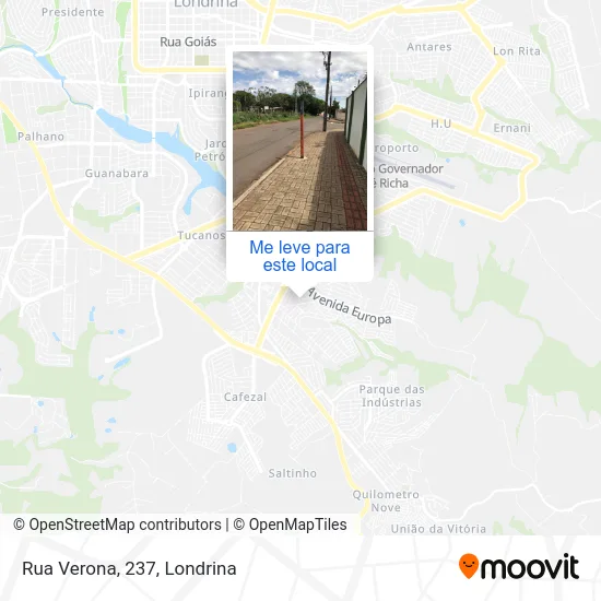 Rua Verona, 237 mapa