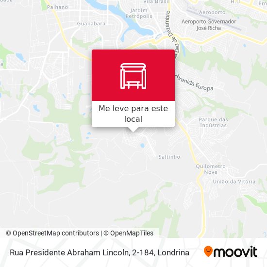 Rua Presidente Abraham Lincoln, 2-184 mapa
