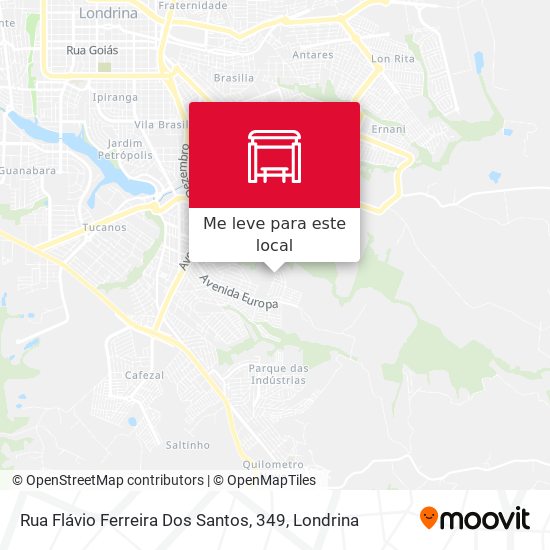 Rua Flávio Ferreira Dos Santos, 349 mapa
