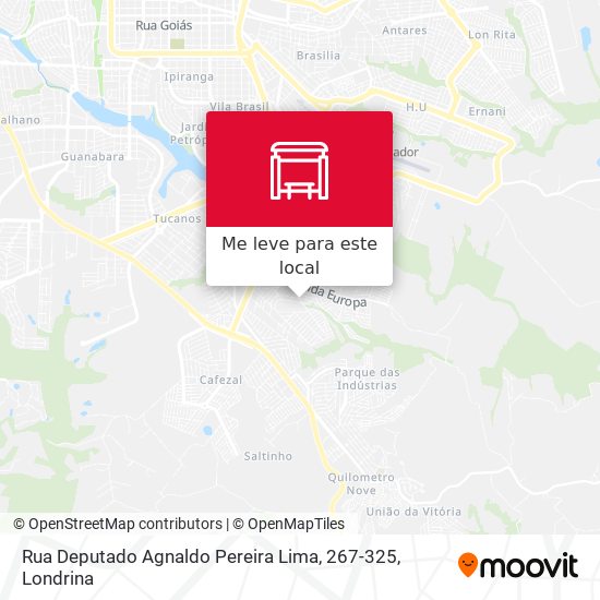 Rua Deputado Agnaldo Pereira Lima, 267-325 mapa