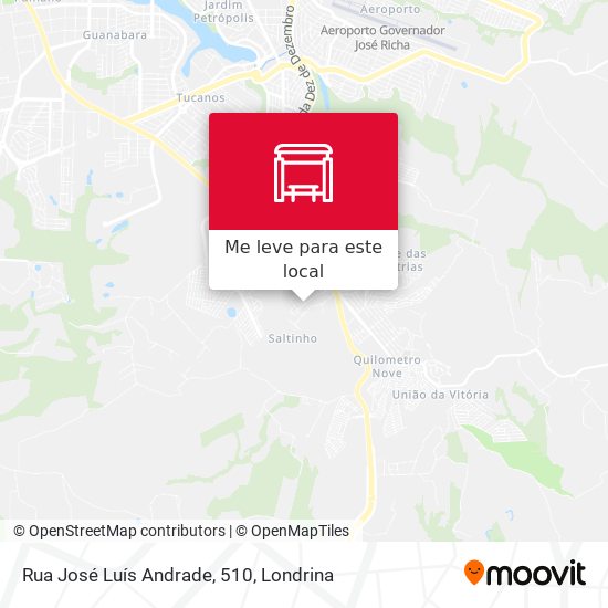Rua José Luís Andrade, 510 mapa