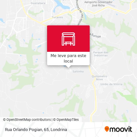 Rua Orlando Pogian, 65 mapa