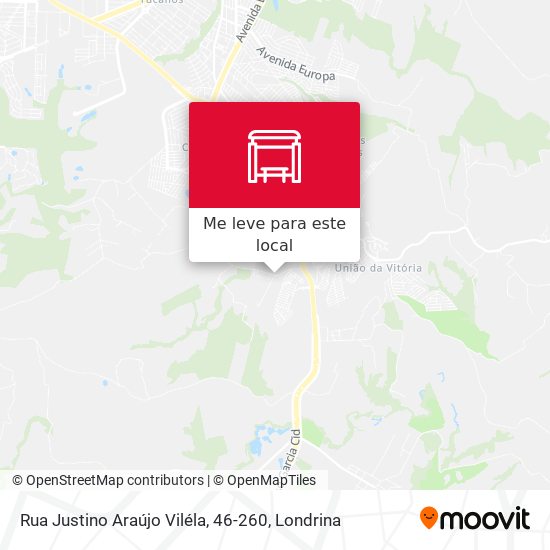 Rua Justino Araújo Viléla, 46-260 mapa