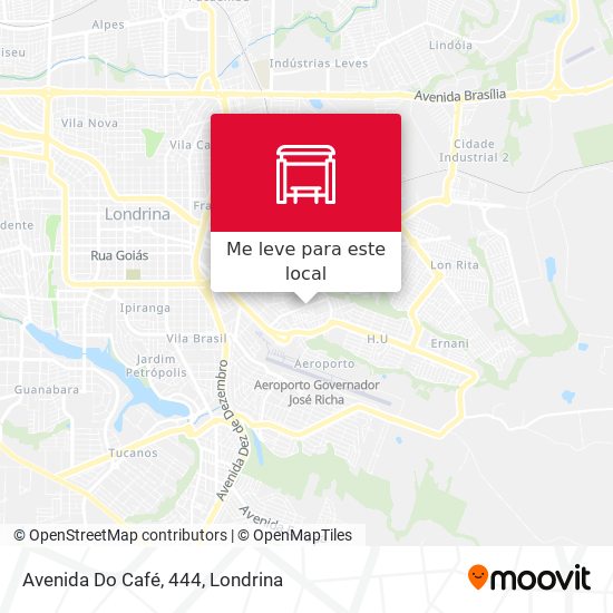 Avenida Do Café, 444 mapa