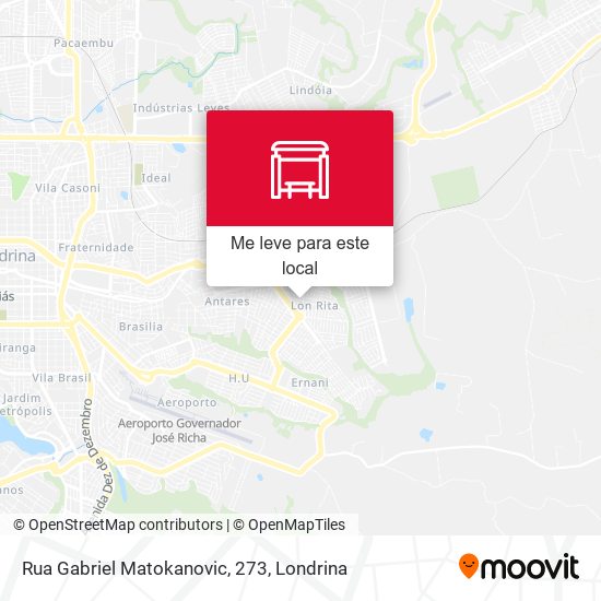 Rua Gabriel Matokanovic, 273 mapa