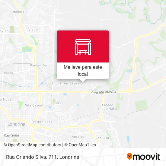 Rua Orlando Silva, 711 mapa