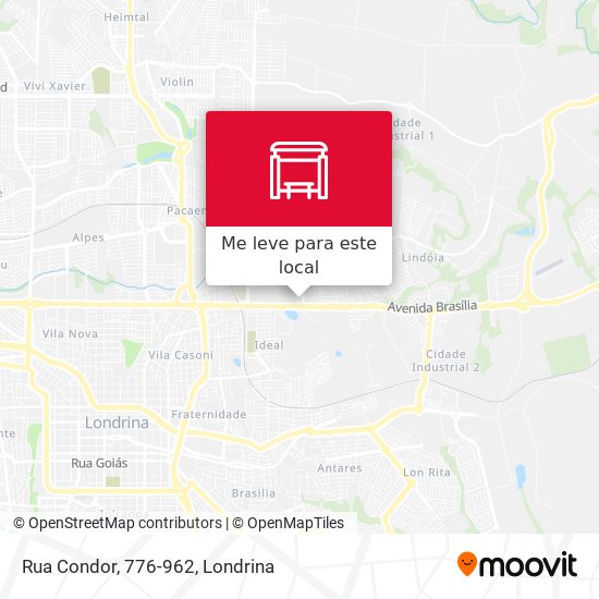Rua Condor, 776-962 mapa