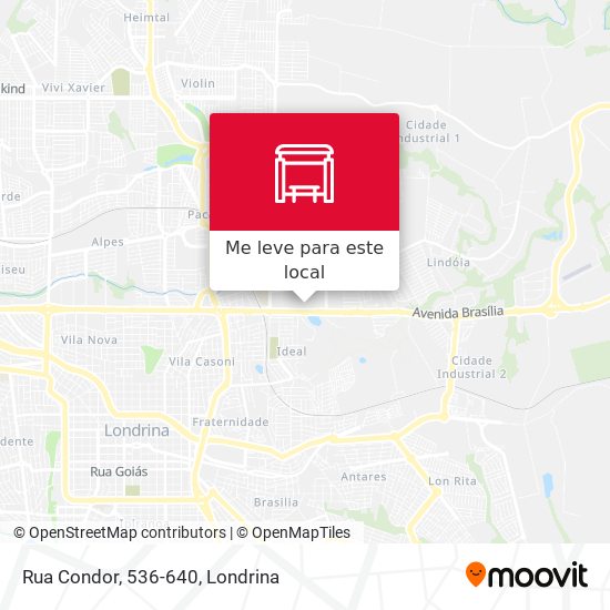 Rua Condor, 536-640 mapa