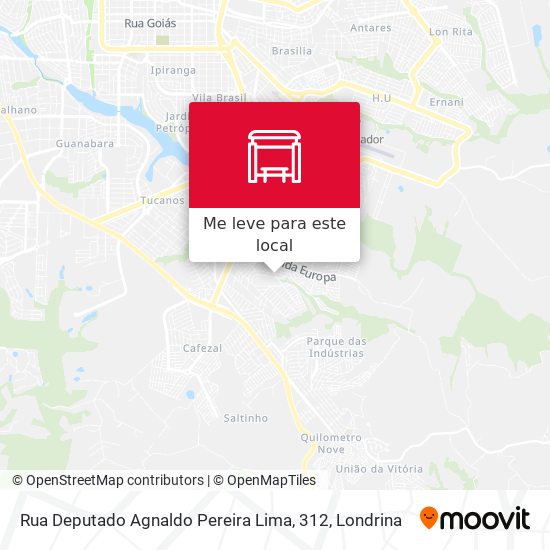 Rua Deputado Agnaldo Pereira Lima, 312 mapa