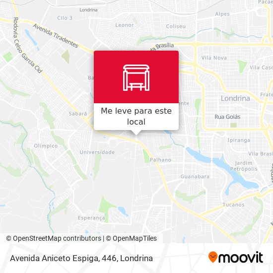 Avenida Aniceto Espiga, 446 mapa