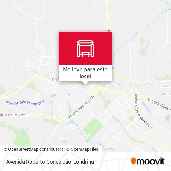 Avenida Roberto Conceição mapa