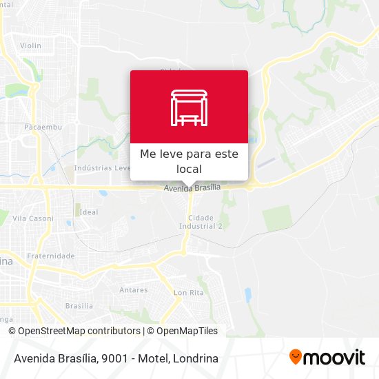 Avenida Brasília, 9001 - Motel mapa