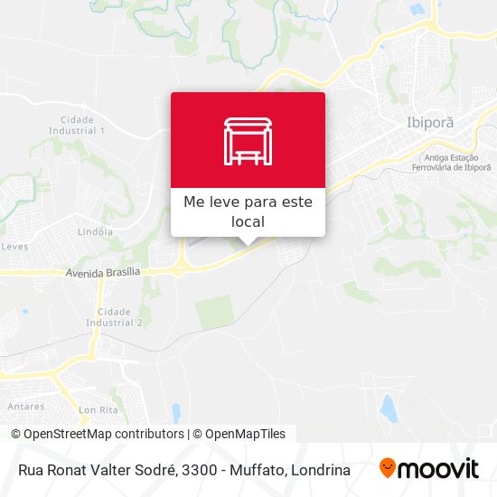 Rua Ronat Valter Sodré, 3300 - Muffato mapa