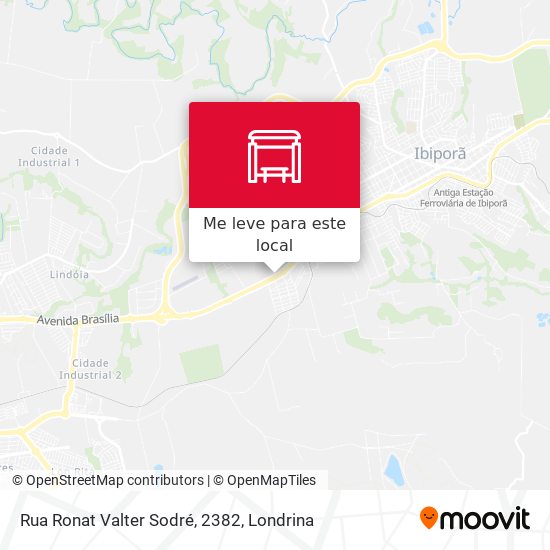 Rua Ronat Valter Sodré, 2382 mapa