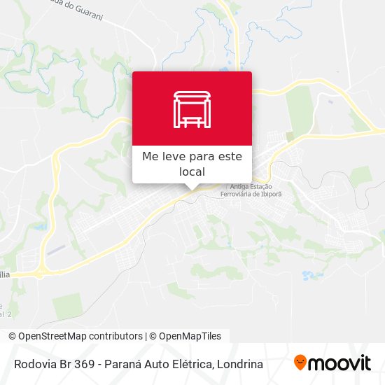 Rodovia Br 369 - Paraná Auto Elétrica mapa