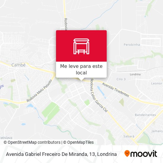 Avenida Gabriel Freceiro De Miranda, 13 mapa