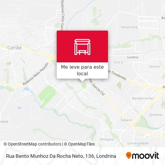 Rua Bento Munhoz Da Rocha Neto, 136 mapa