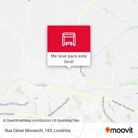 Rua César Moreschi, 185 mapa