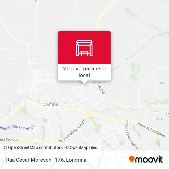 Rua César Moreschi, 176 mapa