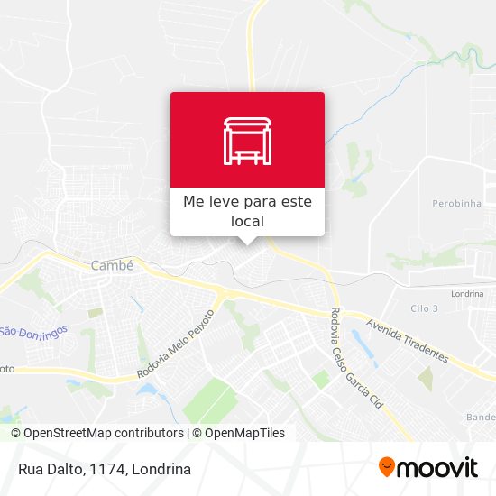 Rua Dalto, 1174 mapa