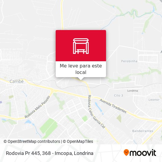 Rodovia Pr 445, 368 - Imcopa mapa