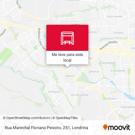 Rua Marechal Floriano Peixoto, 251 mapa