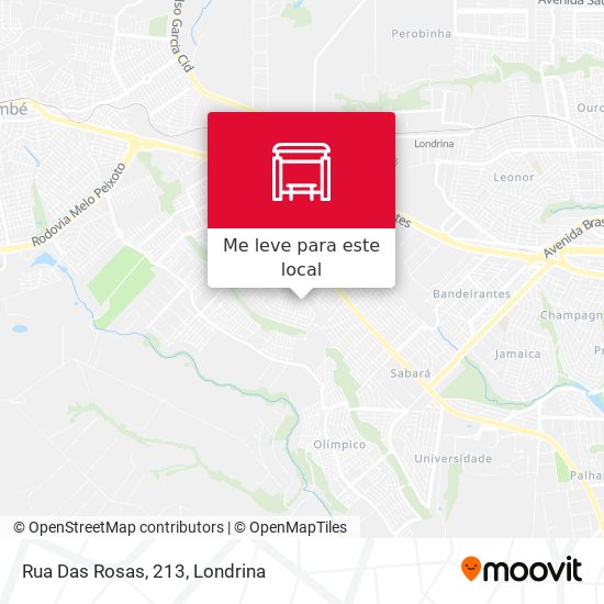 Rua Das Rosas, 213 mapa