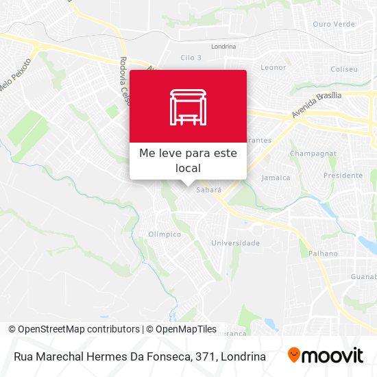 Rua Marechal Hermes Da Fonseca, 371 mapa