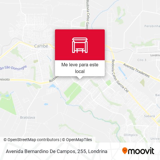 Avenida Bernardino De Campos, 255 mapa