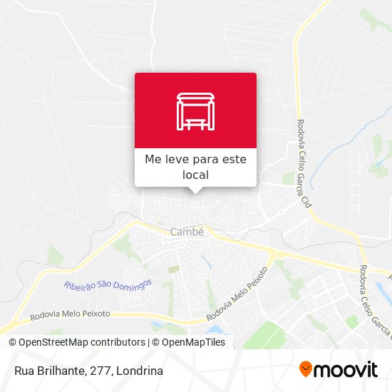 Rua Brilhante, 277 mapa