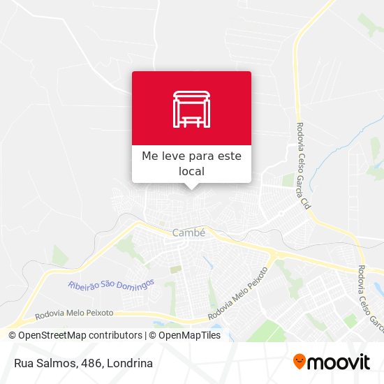 Rua Salmos, 486 mapa