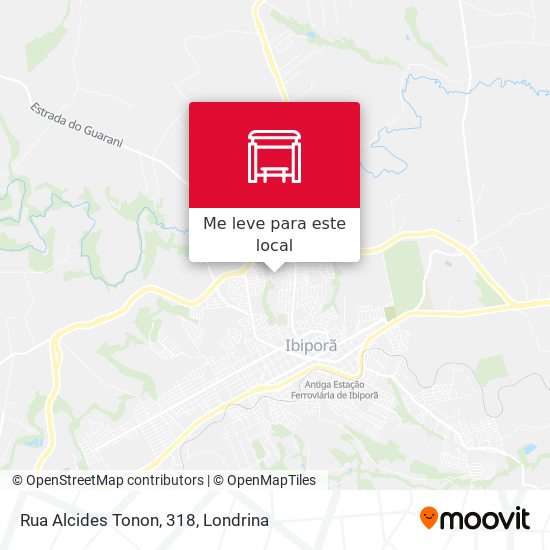 Rua Alcides Tonon, 318 mapa