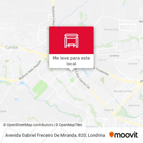 Avenida Gabriel Freceiro De Miranda, 820 mapa