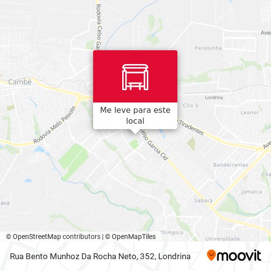 Rua Bento Munhoz Da Rocha Neto, 352 mapa