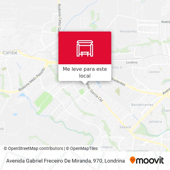 Avenida Gabriel Freceiro De Miranda, 970 mapa