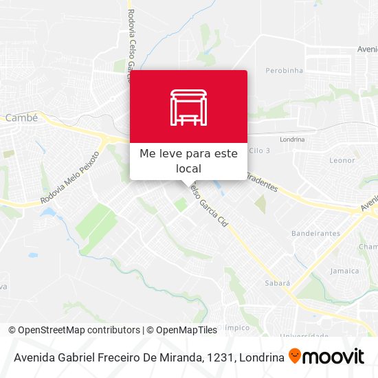 Avenida Gabriel Freceiro De Miranda, 1231 mapa