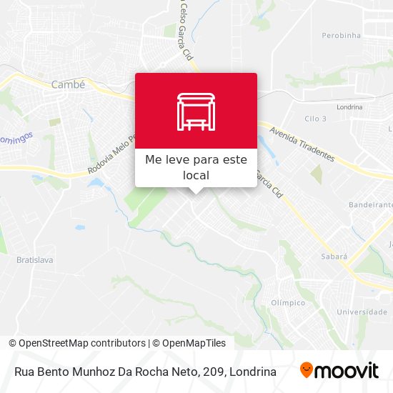 Rua Bento Munhoz Da Rocha Neto, 209 mapa