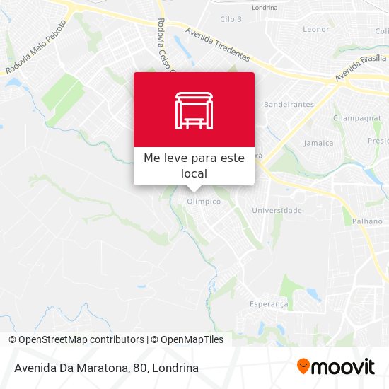 Avenida Da Maratona, 80 mapa