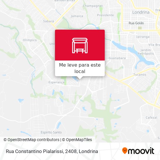 Rua Constantino Pialarissi, 2408 mapa
