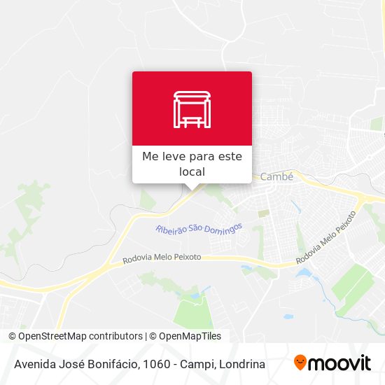 Avenida José Bonifácio, 1060 - Campi mapa