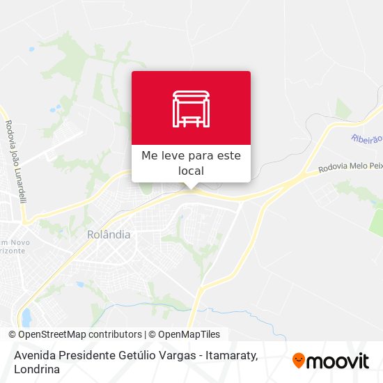 Avenida Presidente Getúlio Vargas - Itamaraty mapa