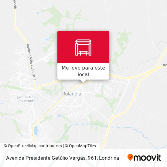 Avenida Presidente Getúlio Vargas, 961 mapa