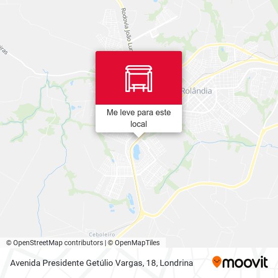 Avenida Presidente Getúlio Vargas, 18 mapa