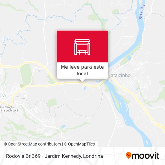 Rodovia Br 369 - Jardim Kennedy mapa