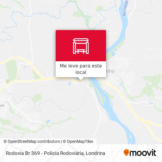 Rodovia Br 369 - Policia Rodoviária mapa