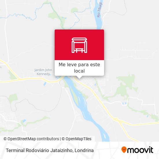 Terminal Rodoviário Jataizinho mapa