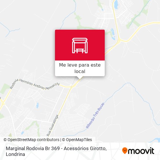 Marginal Rodovia Br 369 - Acessórios Girotto mapa