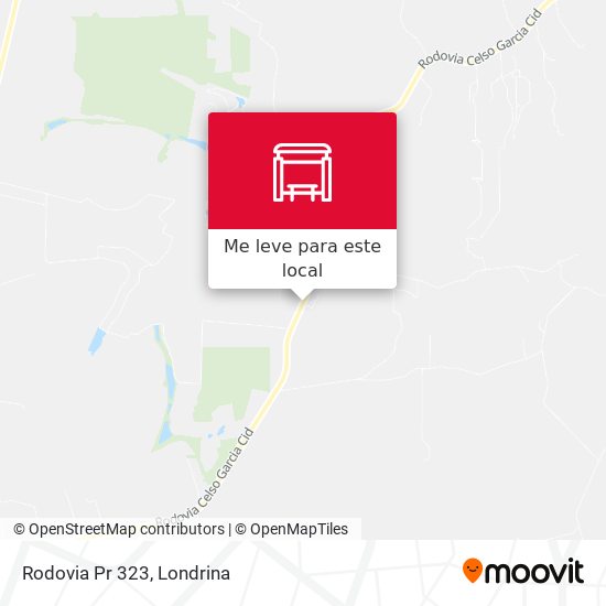 Rodovia Pr 323 mapa