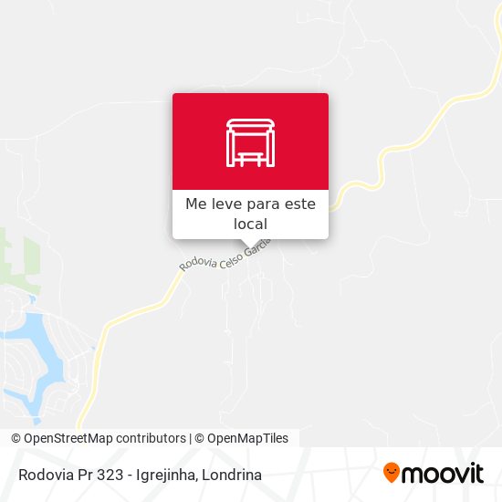 Rodovia Pr 323 - Igrejinha mapa